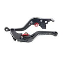 Evotech ショートクラッチ/ブレーキレバーセット ヤマハ MT-09 14-16用 Evotech Short Clutch/Brake Lever Se...