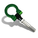 スポーツ グリーン トラック レーシング ヘビーデューティー牽引フック トヨタ プリウス C V AWD 01-18用 Sports Green Track Racing Heavy Duty Tow Hook for Toyota Prius C V AWD 01-18