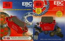 EBC X フロント&リア ブレーキパッドセット 2008年以降 ヤマハ YZ250 & YZ250X用 EBC X front & rear brake pa...
