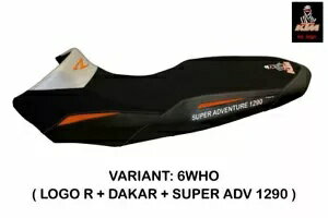 KTM 1290 SUPER ADVENTURE R Tappezzeria Italia ȥС ۥ磻 -  86 KTM 1290 SUPER ADVENTURE R Tappezzeria Italia Seat Cover WHITE - ORANGE 86