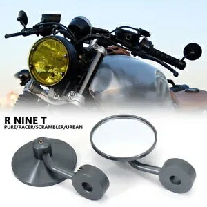 ダートバイクミラーアルミハンドルバーエンドバックミラーサイドミラーBMW R NINE T Dirt Bike Mirror ..