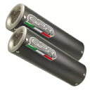 Dui Monster 696 2008-14 GPR M3 ブラックチタン Hom スリップオンエキゾーストのペア Dui Monster 696 2008-...