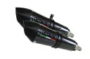 スズキ B-King 1300 2007 - 10 GPR Gpe アン。ポピーペア公認スリップオンエキゾースト Suzuki B-King 1300 2007...