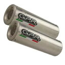 トライアンフ スピード トリプル 1050 2011-15 e3 GPR M3 チタン ナチュラル ペア スリッポン Triumph Speed Triple ...