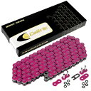 ピンク O リング ドライブ チェーン ヤマハ ブラスター 200 YFS200 1997-2006 用 Pink O-Ring Drive Chain for Yamaha Blaster 200 YFS200 1997-2006