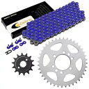 ブルー ドライブチェーンとスプロケットキット スズキ LTZ400 Quadsport Z400 2003-2008用 Blue Drive Chain And Sprockets Kit for Suzuki LTZ400 Quadsport Z400 2003-2008(2)