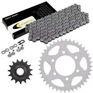 Caltric ドライブ チェーン & スプロケット Kawasaki Z1000 2007-2008 525 ピッチ 110 リンク Caltric Drive Chain & Sprockets for Kawasaki Z1000 2007-2008 525 Pitch 110 link
