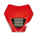 アセルビス ヘッドライトマスク レッド 2895690004 Acerbis Headlight Mask Red 2895690004