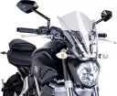 PUIG ネイキッド 新世代フロントガラス クリアツーリング 9438W PUIG Naked New Generation Windshield Clear Touring 9438W(2)