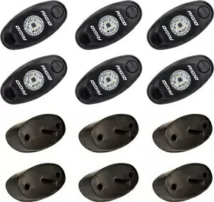 ꥸå 6 å 饤 å å 400263 Rigid 6 Rock Light Kit Red 400263