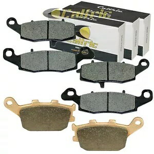 Caltric フロントおよびリア ブレーキパッド スズキ DL1000 V-Strom 1000 2002-2012用 Caltric Front and Rear Brake Pads for Suzuki DL1000 V-Strom 1000 2002-2012