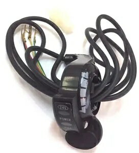 24V ボルトかみそりサムスロットル LED インジケータライト付き 4 線式 E200 E300 X-250 24V VOLT RAZO..