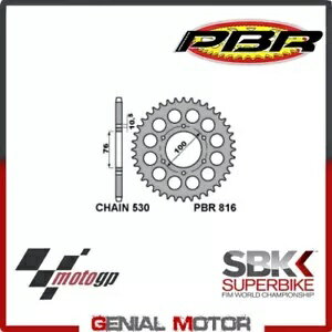 816 44 C45 リアスプロケット PBR サイズ 530 - 44 歯 SUZUKI GSX-R 1995 - 2000 816 44 C45 Rear Sprocket PBR Size 530 - 44 Teeth for SUZUKI GSX-R 1995 - 2000