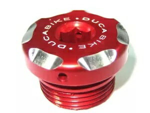エンジン オイル キャップ レッド Ducabike Ducati 998 2001 - 2002 Engine Oil Cap Red Ducabike For Ducati 998 2001 - 2002