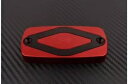 バームスとクラッチホルダー蓋フロントレッド-ブラックホンダCTX 1300- Berms and Clutch Holder Lid Front Red-Black Honda CTX 1300-(2)