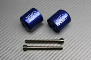 ハンドルバーエンド ハンドルバーウェイト ブルー SUZUKI GSXR 750 SRAD GSX-R 1996-1999- Handlebar e..