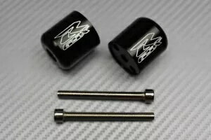 ハンドルバーエンド ハンドルバーウェイト ブラック SUZUKI GSXR 1100 GSX-R 1989-1992- Handlebar end..