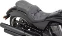 ドラッグ スペシャリティーズ バックレスト付きロープロファイル ツーリング シート オプション 0810-1607 Drag Specialties Low Profile Touring Seat with Backrest Option 0810-1607