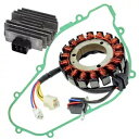 ステーター レギュレーター 整流器 ガスケット付き Arctic Cat Thundercat 1000 4X4 2008-2010用 Stator Regulator Rectifier W/Gasket for Arctic Cat Thundercat 1000 4X4 2008-2010