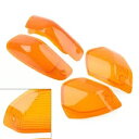 フロントリアウインカーレンズ KAWASAKI ZZR400 1993-03 ZZR 600 1993-08 アンバー Front Rear Turn Signals Lens For KAWASAKI ZZR400 1993-03 ZZR 600 1993-08 Amber(2)