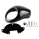 ハーレースポーツスターダイナFX XLフロントヘッドライトカウルマスクフェアリングカバーブラックco For Harley Sportster Dyna FX XL Front Headlight Cowl Mask Fairing Cover Black co