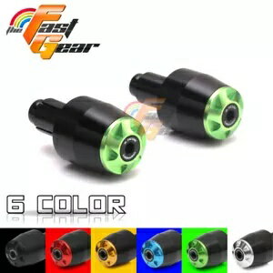 CNC グリーンハンドルバーエンド TOKA アプリリアシバー 900 17-20 19 18 CNC GREEN Handle Bar Ends T..