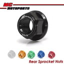 CNC アルミスプロケットナットキットセットカワサキ ZX-6R AF-BF 忍者 03-08 05 06 07 CNC Aluminium Sprocket Nut Kit Set For Kawasaki ZX-6R AF-BF Ninja 03-08 05 06 07(2)