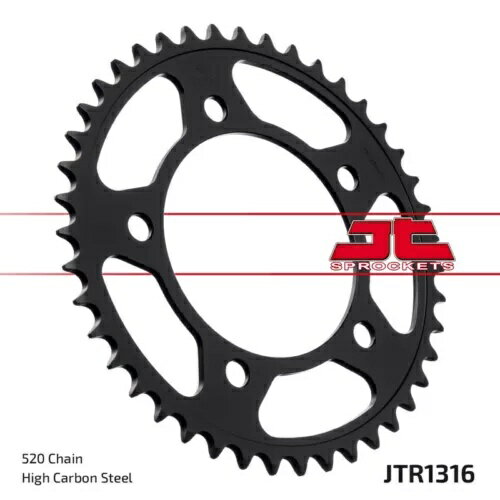 JT إӡǥ塼ƥ 43 T ꥢ ץå JTR1316.43 ۥ NC750 X / XA 2014 - 2017 Ŭ JT Heavy Duty 43 T Rear Sprocket JTR1316.43 Fits Honda NC750 X / XA 2014 - 2017