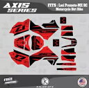 Losi PRO MOTO MX (全年式) Axis シリーズ用グラフィックス キット - Red-Shift Graphics Kit for Losi PRO MOTO MX (ALL YEARS) Axis Series - Red-Shift(2)