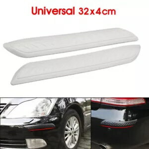 2x 車のドアエッジガードフロントバンパー傷防止プロテクターコーナーモールディングストリップ 2x Car Door Edge Guard Front Bumper Anti-Scratch Protector Corner Molding Strip