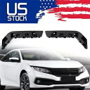 ペア フロントバンパーブラケット 2016-2021 2020 ホンダ シビック 運転席&助手席側用 Pair Front Bumper Bracket For 2016-2021 2020 Honda Civic Driver & Passenger Side(2)
