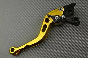 ショートレバーペアブレーキレバークラッチレバーゴールド CNC ドゥカティモンスター 695 2007 2008- Short Lever Pair Brake Levers Clutch Lever Gold CNC DUCATI MONSTER 695 2007 2008-