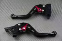 ショートレバーペアブレーキレバークラッチレバーブラック CNC ヤマハ FAZER 1000 2006 15- Short lever pair brake levers clutch lever black CNC YAMAHA FAZER 1000 2006 15-(2)