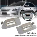 車のサンバイザー + ランプグレーサンルーフ左 + 右側日産アルティマ 2013 ? 2018 Car Sun Visor + Lamp Gray Sunroof Left + Right Side For NISSAN Altima 2013~2018