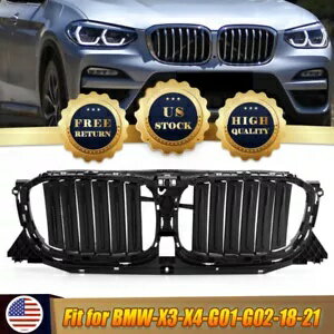 51137497227 18-21 BMW X3 G01/X4 G02 フロントラジエーター腎臓エアシャッターグリル 51137497227 For 18-21 BMW X3 G01/X4 G02 Front Radiator Kidney Air Shutter Grille