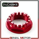 クラウン ダイス (Ergal 機械加工 CNC レッド Ducabike Ducati Monster S2R 2004 - 2007) Crown Dice in Ergal Machined CNC Red Ducabike Ducati Monster S2R 2004 - 2007(2)