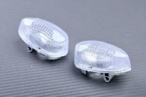 ホワイト クリア フロント ウインカー レンズ R&L ヤマハ XJ6 N XJ-6 2009-2017 のペア Pair of White Clear Front Turn Signals Lenses R & L YAMAHA XJ6 N XJ-6 2009-2017