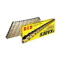 ホンダ VF750 マグナ 1994 - 2004 DID ヘビーデューティ X リング ゴールド チェーン 530 VX 118 L に適合。 FITS HONDA VF750 MAGNA 1994 - 2004 DID Heavy Duty X-Ring Gold Chain 530 VX 118 L(2)