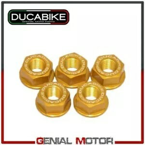 クラウン フランジ ナット キット ゴールド 5DSB03B Ducabike Ducati 749 S 2004 - 2007 Crown Flange Nuts Kit Gold 5DSB03B Ducabike Ducati 749 S 2004 - 2007