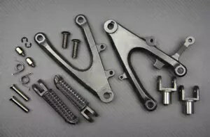 シルバー フロント ライダー フットレスト ブラケット & ペグ セット ヤマハ YZF R1 YZF-R1 2004-2006 Silver Front Rider Foot rests Brackets & Pegs Set YAMAHA YZF R1 YZF-R1 2004-2006