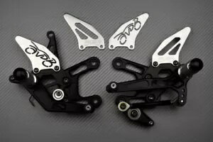 AVDB 調整可能なシルバー フットレスト システム KTM SuperDuke 1290 R 1290R 2014-2019- AVDB Adjustable Silver Footrest System KTM SuperDuke 1290 R 1290R 2014-2019-