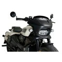 PUIG セミフェアレッドスクリーン フューリースポーツ ハーレー D.スポーツスター S RH1250S 21-24 BLACK-213 PUIG SEMI-FAIRED SCREEN FURY SPORT HARLEY D. SPORTSTER S RH1250S 21-24 BLACK-213(2)