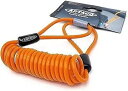 Artago バイク スクーター クワッド オートバイ セキュリティ ディスク ロック リマインダー ケーブル オレンジ Artago Bike Scooter Quad Motorcycle Security Disc Lock Reminder Cable Orange