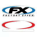 Factory Effex Biggie ステッカー FX (レッド) 07-00006 Factory Effex Biggie Stickers FX (Red) 07-00006(2)