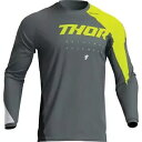 THOR セクター エッジ ジャージ - グレー/アシッド - M 2910-7140 THOR Sector Edge Jersey - Gray/Acid ...