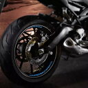 アクアインナーストライプデカールホイールステッカー Ducati HYPERMOTARD 950 19-21用 Aqua Inner Stripe Decal Wheel Stickers For Ducati HYPERMOTARD 950 19-21