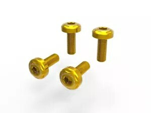 リアゴールド Ducabike の下にネジセット Ducati Monster 937 2021 2023 7B0- Screw set under rear gold Ducabike for Ducati Monster 937 2021 2023 7B0-
