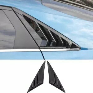 ヒュンダイエラントラ 2021 + ブライトブラックサイドリアウィンドウシャッター装飾 2 個 For Hyundai Elantra 2021+bright black side rear window shutter decoration 2PCS