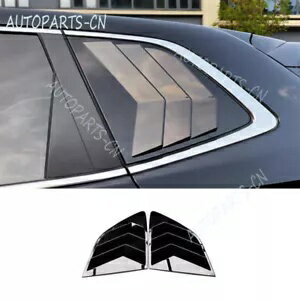 ホンダ CR-V 2023-2024 ブライトブラックリアウィンドウシャッターカバー 2 個 For Honda CR-V 2023-2024 bright black rear window shutter cover 2PCS