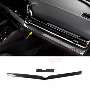 2023 起亜 Sportage NQ5 ABS カーボンファイバーダッシュボードセンターコンソールカバートリム For 2023 Kia Sportage NQ5 ABS carbon Fiber Dashboard Center Console Cover Trim